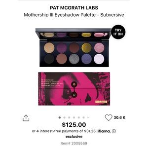 💯Auth Pat McGrath Labs Mothership III Eyeshadow